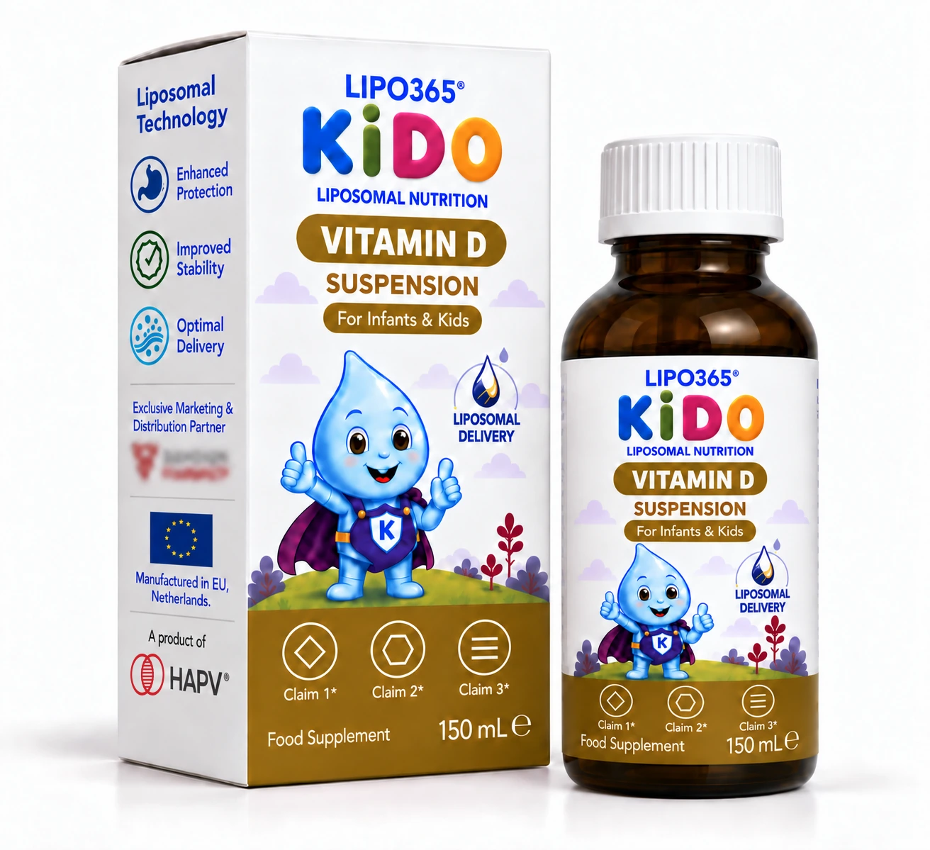 Vitamin D — Suspension 150 mL