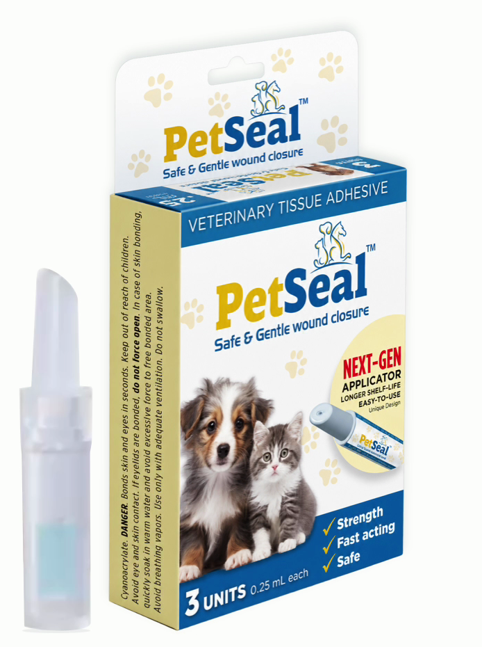 Actual PetSeal pack and applicator